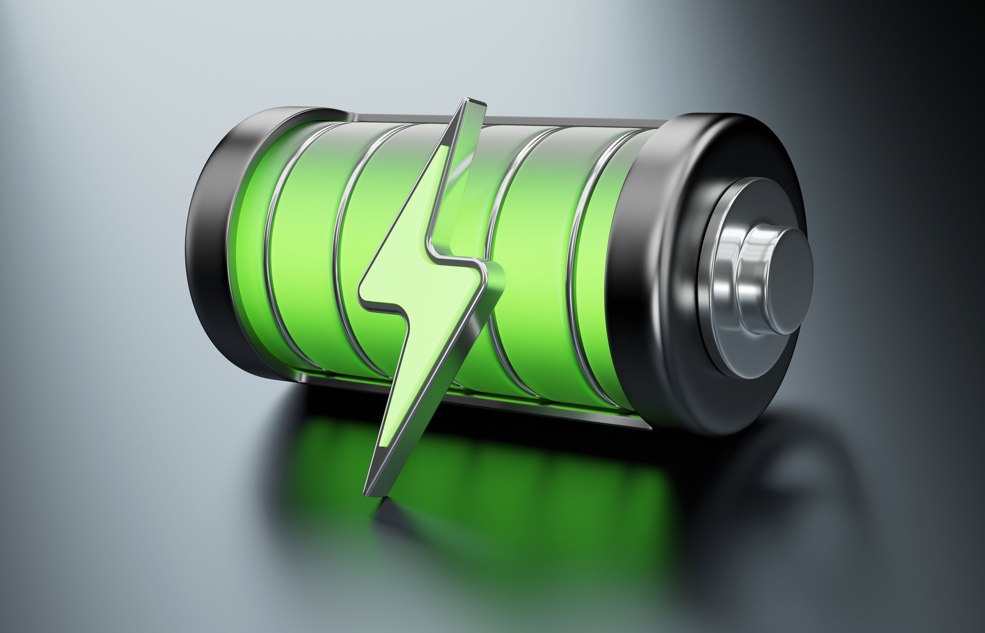 Vollgeladene Batterie